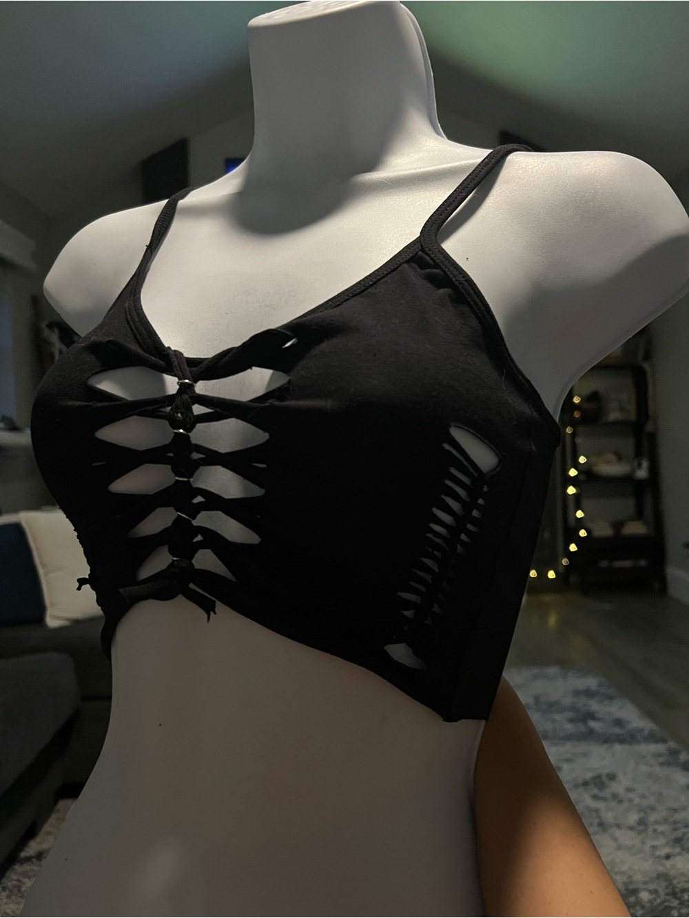 slit weave tank